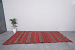 Handwoven Moroccan kilim rug 5.7 ft x 11.7 ft