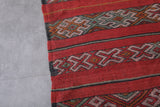 Handwoven Moroccan kilim rug 5.7 ft x 11.7 ft