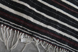 Moroccan handwoven kilim 3.9 FT X 5.8 FT