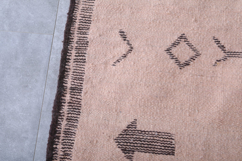 Moroccan Rug - Handwoven Wool 5.1 x 6.8 ft | Berber Tribal Design