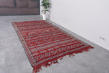 Hand Woven berber rug 5.4ft x 9.9ft