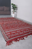 Hand Woven berber rug 5.4ft x 9.9ft