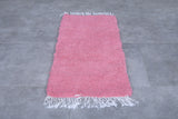 Pink Moroccan rug 2 X 4.1 Feet