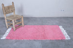 Pink Moroccan rug 2 X 4.1 Feet