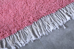 Pink Moroccan rug 2 X 4.1 Feet