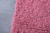 Pink Moroccan rug 2 X 4.1 Feet