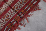 Bohemian kilim rug 5.5 FT X 10.6 FT