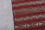 Bohemian kilim rug 5.5 FT X 10.6 FT