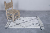 Diamond Moroccan Rug - 2 x 3 Feet | Handmade Wool