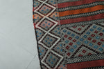 Handwoven kilim rug 5.6 FT x 10.9 FT