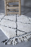 Diamond Moroccan Rug - 2 x 3 Feet | Handmade Wool