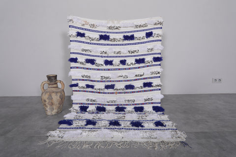 Berber wedding blue blanket 3.5 FT X 5.2 FT