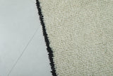 Berber Beni Ourain Rug 5.3 x 7.5 ft Simple White