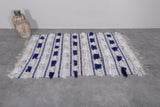 Berber wedding blue blanket 3.5 FT X 5.2 FT