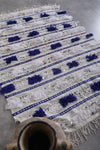 Berber wedding blue blanket 3.5 FT X 5.2 FT