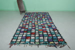 Colorful Moroccan Boucherouite rug 5.3 x 8.5 Feet