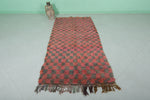 Moroccan Runner Rug 3.4feet x 7.4feet