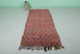 Moroccan Runner Rug 3.4feet x 7.4feet