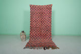 Moroccan Runner Rug 3.4feet x 7.4feet