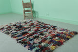 Fabulous Boucherouite rug 3 X 5.4 Feet