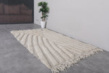 Handmade berber rug 5.2 X 8.2 Feet - beige rug