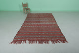 Hand woven Moroccan rug 4.7 FT X 8.1 FT