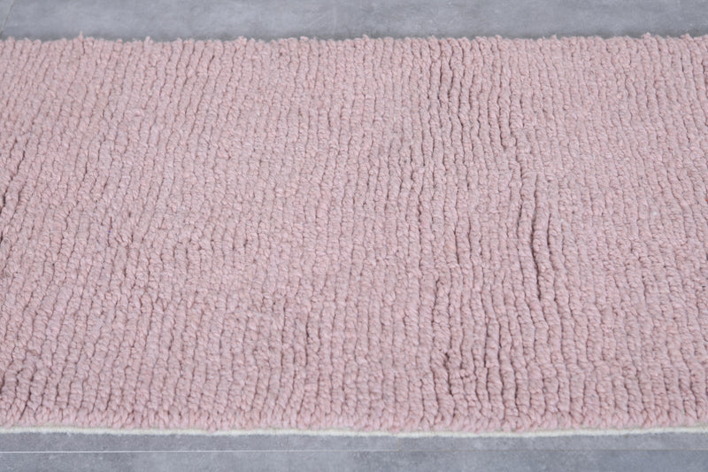 Moroccan Rug - 2.3x10 FT | Handwoven Pink Runner