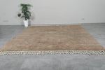 Beni Ourain Moroccan Rug - 8.4 x 9.1 ft | Handwoven Neutral Elegance