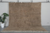 Beni Ourain Moroccan Rug - 8.4 x 9.1 ft | Handwoven Neutral Elegance