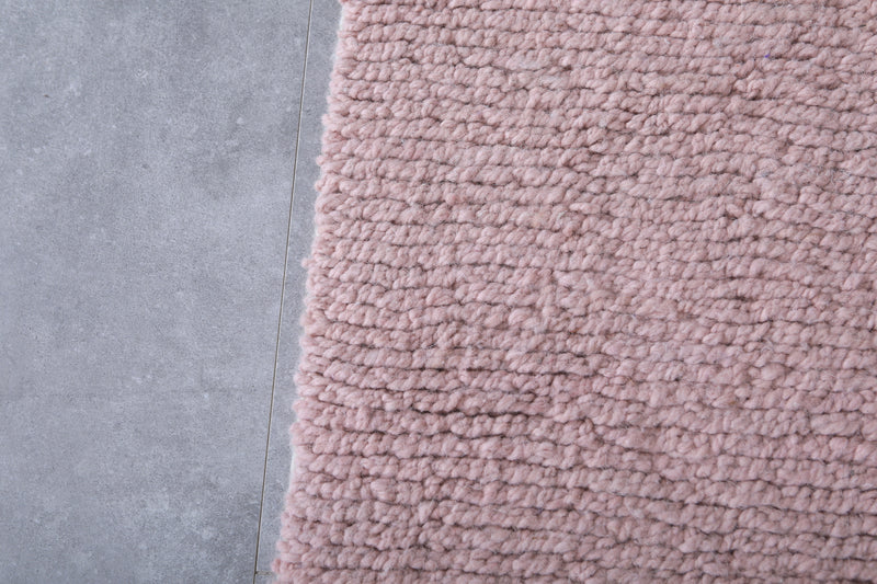 Moroccan Rug - 2.3x10 FT | Handwoven Pink Runner