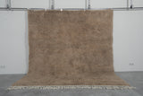 Beni Ourain Moroccan Rug - 8.4 x 9.1 ft | Handwoven Neutral Elegance