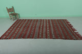 Hand woven Moroccan rug 4.7 FT X 8.1 FT