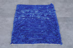 Blue Moroccan rug 1.8 X 2.4 Feet