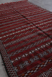 Handwoven kilim rug 5.6 x 11.3 Feet