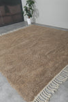 Beni Ourain Moroccan Rug - 8.4 x 9.1 ft | Handwoven Neutral Elegance