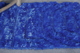 Blue Moroccan rug 1.8 X 2.4 Feet