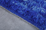 Blue Moroccan rug 1.8 X 2.4 Feet