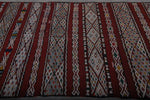 Vintage Berber kilim 5.1ft x 9ft