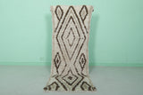 handmade berber rug 2.1 X 5.8 Feet