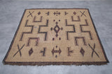 Tuareg rug 3.7 X 3.7 Feet