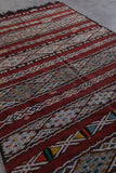 Vintage Berber kilim 5.1ft x 9ft