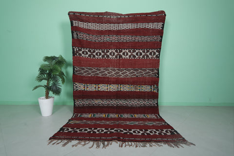 Handwoven kilim 5.3ft x 8.9ft