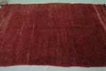 Moroccan rug red 3.5 FT X 5.7 FT