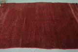 Moroccan rug red 3.5 FT X 5.7 FT