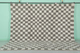 Checkered Moroccan Rug - 10 x 9.6 Feet | Handcrafted Wool Rug