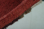 Moroccan rug red 3.5 FT X 5.7 FT