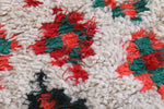 Moroccan rug 2.3 X 5.1 Feet - Boucherouite Rugs