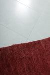 Moroccan rug red 3.5 FT X 5.7 FT