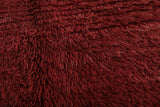 Moroccan rug red 3.5 FT X 5.7 FT