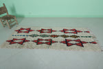 Woolen Azilal Runner rug 2.9 x 7 Feet